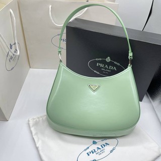 Prada Hobo สีเขียว Grade Hiend Size 26CM  อปก.free box set