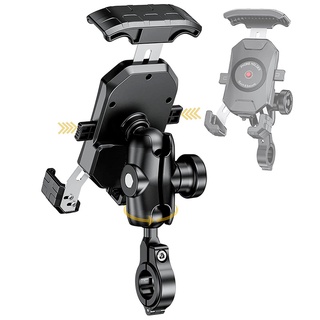 Motorcycle Phone Mount Quick Install Bike Phone Holder One-Push Automatically Lock Quick Release Mount Base for 3-7&amp;quot