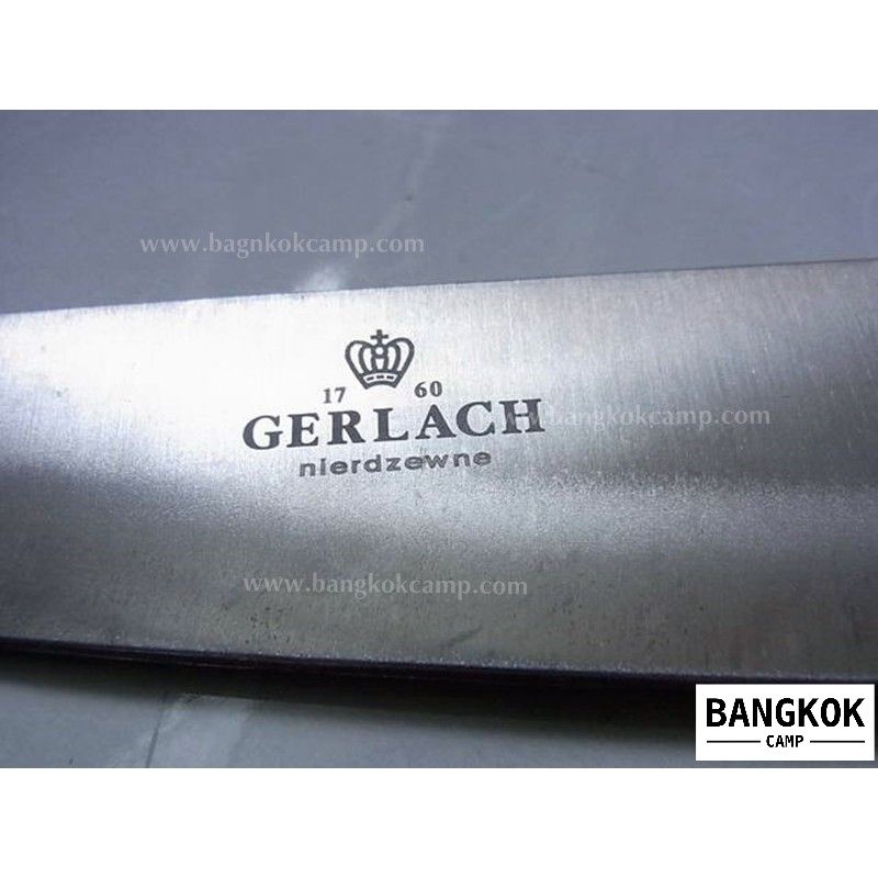 [GENUINE] มีดเกอร์ลาจ โปแลนด์ GERLACH Poland ใบยาว7นิ้ว(หนาพิเศษ) ตรามงกุฎ คมกริบ ของใหม่​ ของแท้