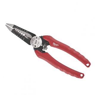 คีมปอกสายไฟอเนกประสงค์ Milwaukee 6 in 1 Combination Pliers 48-22-3079