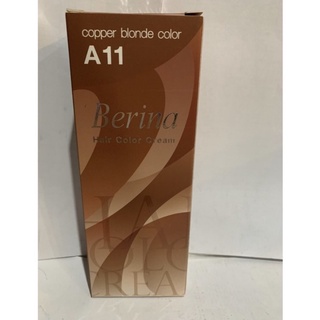 Berina A11 - 20 สีย้อมผม เบอริน่า สีบลอนด์ทองเเดง