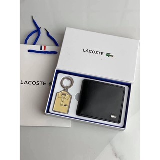 LACOSTE Short Wallet with Key Set กระเป๋าสตางค์ใบสั้น