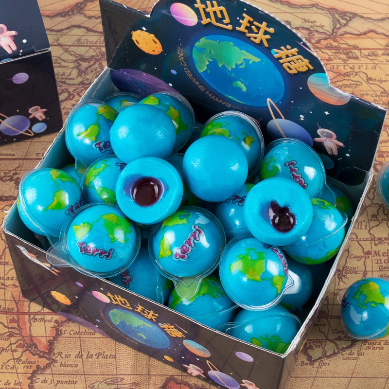 🚛พร้อมส่งทุกวัน👁️เยลลี่ลูกตาจระเข้🐊&ลูกโลกมีไส้🌎 ถูกที่สุด!!