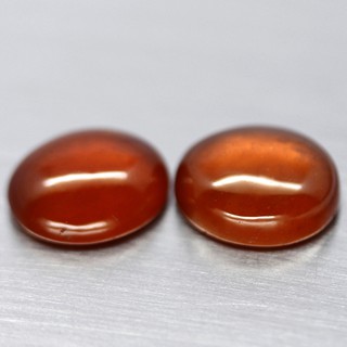 เฮสโซไนต์โกเมน (Hessonite) 6.90 กะรัต 2 ชิ้น (13453)