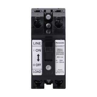 Breaker EARTH LEAKAGE BREAKER PANASONIC SB-E25L 2P BLACK Circuit breaker Electrical work เบรกเกอร์ เซฟตี้ เบรกเกอร์ PANA