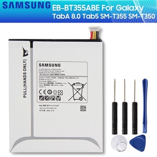 แบตเตอรี่SAMSUNG EB-BT355ABE EB-BT355ABAสำหรับSamsung GALAXY TabA 8.0 GALAXY Tab5 SM-T355 SM-T350 SM-P350 P355C SM-P355M