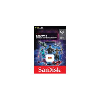 SanDisk Extreme microSD UHS-I A2 128GB (SDSQXA1-128G-GN6GN, Mobile Gaming) ความเร็วสูงสุด อ่าน 160MB/s เขียน 90MB/s