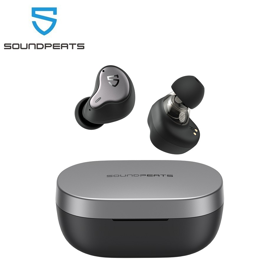 Soundpeats H1 หูฟังบลูทูธไร้สาย 5.2 ไดรเวอร์คู่ QCC3040 เล่นได้ 40 ชั่วโมง