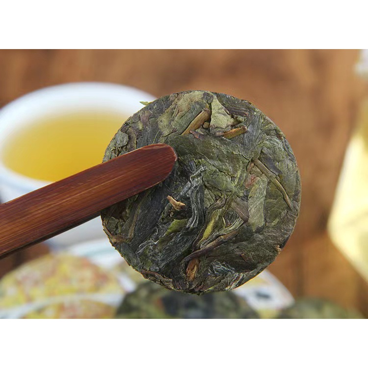 ชาผู่เอ๋อร์ ชาดิบ pu'er tea 普洱粒 普洱片 ชาขาว ชาดิบ 普洱生茶 普洱黄金饼 ลดน้ำหนัก