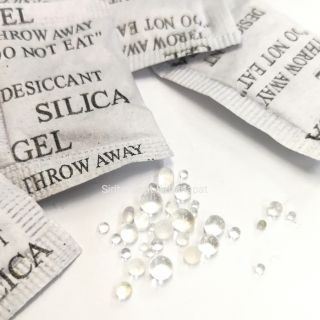 ปลีก/ส่ง กันชื้น Silica gel แท้ 10 ชิ้น 🚩 กันชื้นกล้อง