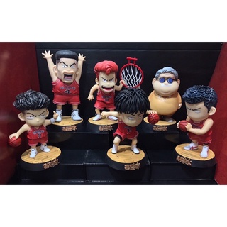 Mega Toys โมเดล ฟิกเกอร์ สลัมดัง  Slamdunk นักบาส  เซต 6 ตัว สูง 17-20 เซน