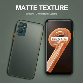 Matte Transparent Cover Camera Bumper Case For Oppo Reno7 5G Realme 9 Pro Plus Pro+ 9i 9Pro Realme9 4G Real me C35 Frosted Shell