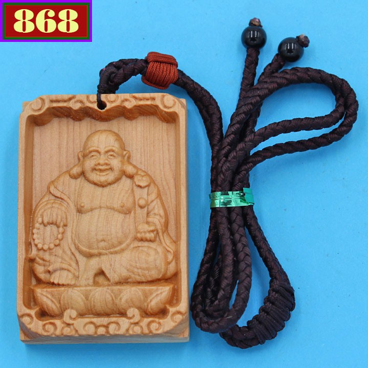 DMG7 หยกไม้ Maitreya สร้อยคอ