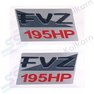 OEM สติกเกอร์ประตู R/K195 รง. ทั้งชุด "FVZ195"