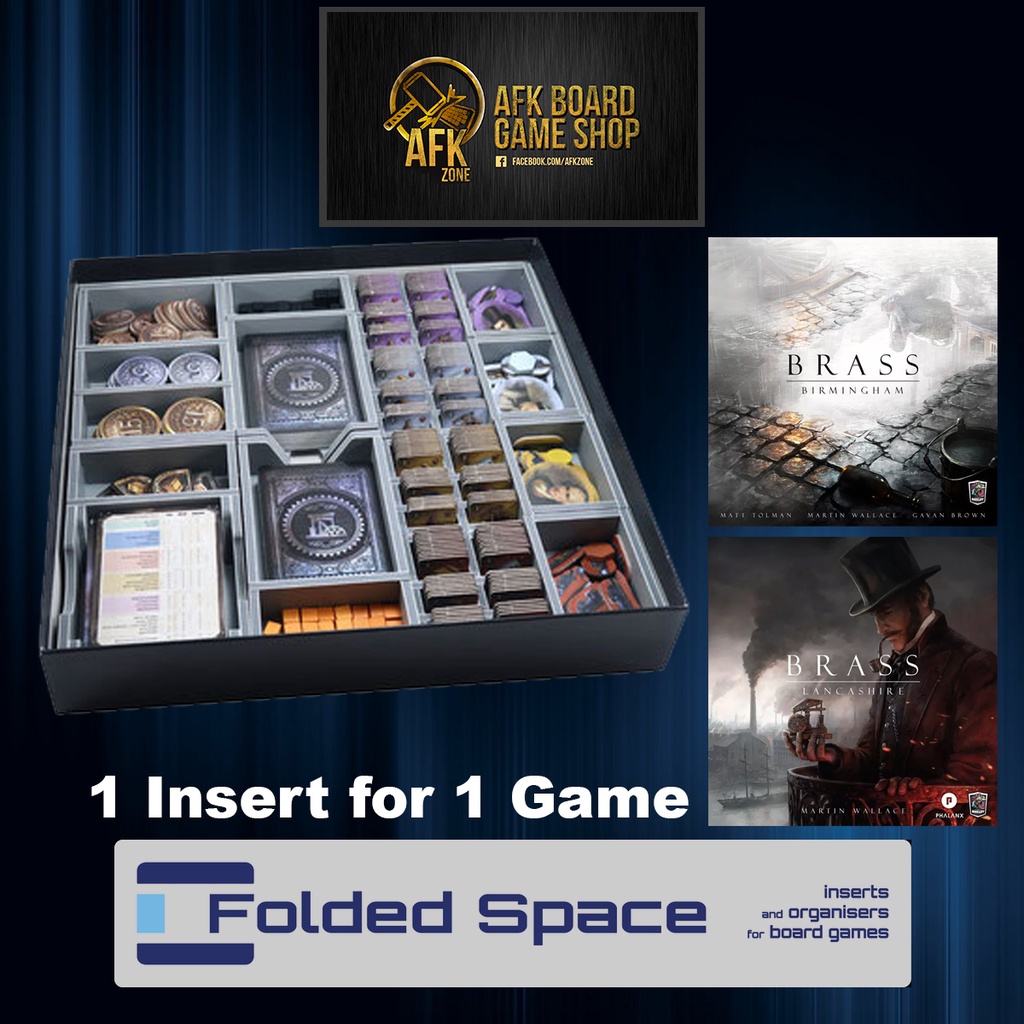 Brass Folded Space Insert - Board Game - บอร์ดเกม