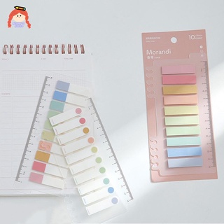 Nikki ฉลากสติ๊กเกอร์ใส 200 ชิ้นสําหรับติดตกแต่งที่คั่นหนังสือ