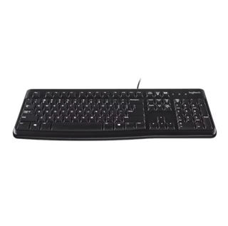 KEYBOARD (คีย์บอร์ด) LOGITECH K120 USB (BLACK)