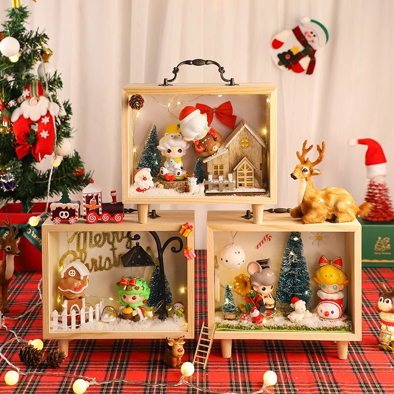 ตู้โชว์ทำมือ Bubble Matt blind box display rack ที่เก็บของจัสมินสามารถ ...