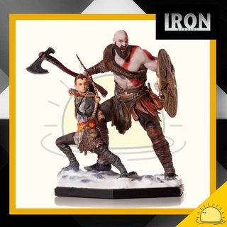 Kratos and Atreus: God of War 4 1/10Scale (Deluxe) Statue by Iron Studios