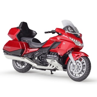 Welly 1:18 2020 Honda Gold Wing Cast Vehicles โมเดลตุ๊กตารถมอเตอร์ไซค์ของเล่นสําหรับเด็ก