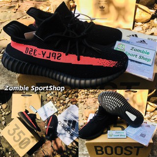 รองเท้า Yeezy Boost 350 V2 "BlackRed" Size36-45 *ส่งฟรีKerry*