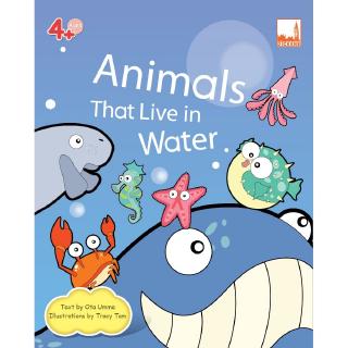 Flash Cards with AR - Animals That Live in Water แฟลชการ์ด บัตรคำศัพท์ ของเล่นเสริมพัฒนาการ Pelangithai