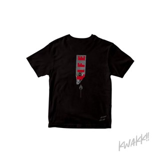 เสื้อยืดคอกลมแบรนด์ KWAKK!! – Let burn let wild