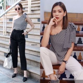 TW 9165 ชุดเซท ชุดทำงาน ใส่เที่ยว (ฟรีไซส์ M อก 32-34 เอว26-32 สพ36-38)