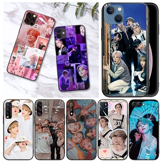 Samsung A6 A7 A8 A9 A6 Plus A8 Plus 2018 BTS Jimin เคสโทรศัพท์ แบบนิ่ม สีดํา