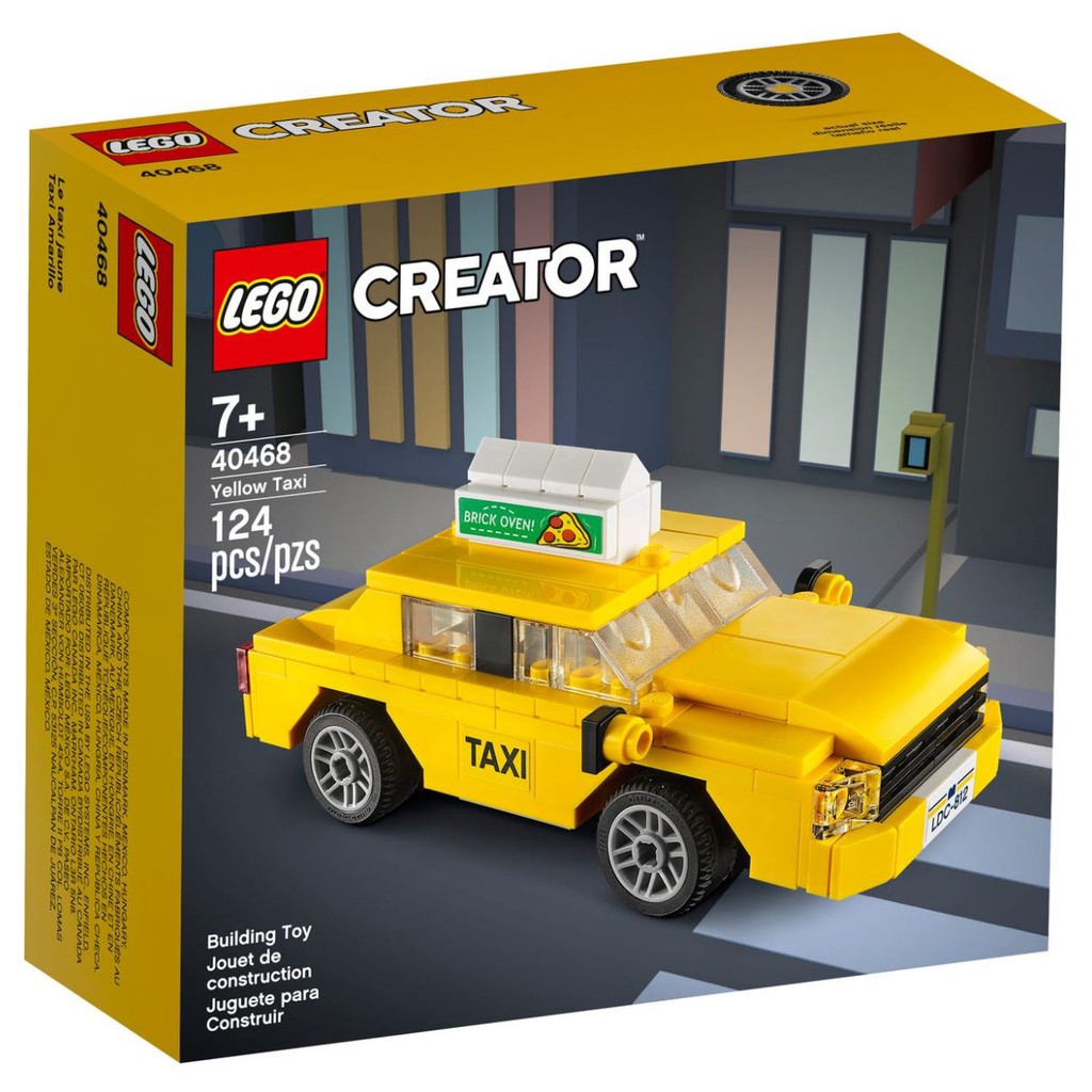LEGO Creator 3-in-1 Yellow Taxi 40468