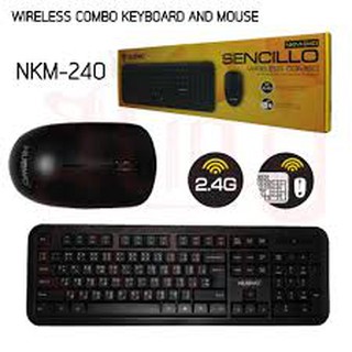 Keyboard and mouse Wireless NUBWO NKM-240