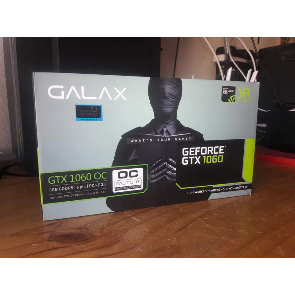 การ์ดจอ Galax Gtx1060 3GB OC