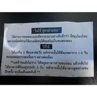 Jojo อาหารนกสูตรถ่ายขน โจโจ้ สูตรถ่ายขน ขนาด 70g