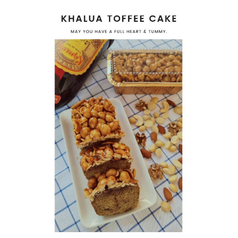 คาห์ลัวท๊อฟฟี่เค้ก Khalua Toffee Cake