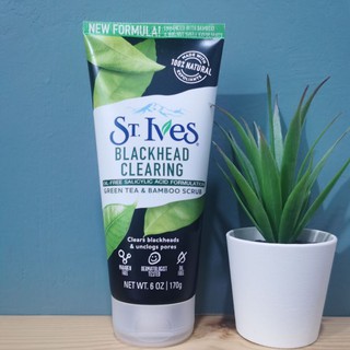 St.Ives​ Blackhead  Clearing Green​ Tea​ Scrub​ สครับชาเขียว(170g)