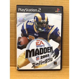 แผ่นแท้ [PS2] Madden NFL Super Bowl 2003 (Japan) (SLPS-25157)