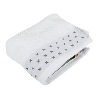 Hair towel TOWEL HOME LIVING STYLE CROSS 15X32" WHITE Towel, robe toilet ผ้าเช็ดผม ผ้าขนหนู HOME LIVING STYLE CROSS 15X3