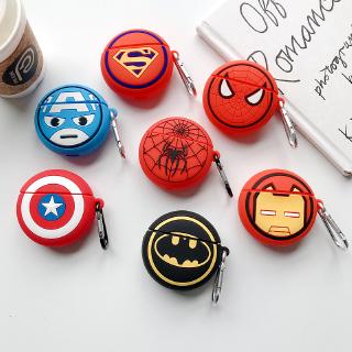 huawei freebuds 3 d super heroes เคสหูฟังซิลิโคนนุ่มพร้อมตะขอโลหะ