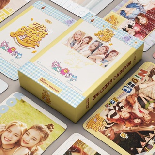 โปสการ์ด ITZY Photocards 2022 Season Greetings การ์ดโลโม่ สําหรับเก็บสะสม 55 ชิ้น/กล่อง