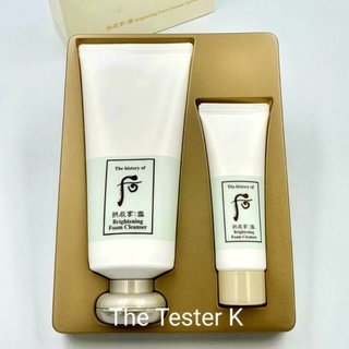 #พร้อมส่ง /Exp.8/2/26 #The History Of Whoo Gongjinhyang : Seol Brightening Foam Cleanser Special Set / 100ml
