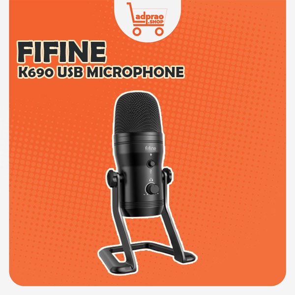 ไมค์ FIFINE K690 USB MICROPHONE