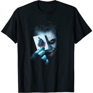 เสื้อยืดผ้าฝ้ายพรีเมี่ยม เสื้อยืด พิมพ์ลายแบทแมน Dark Knight Joker สําหรับผู้ใหญ่