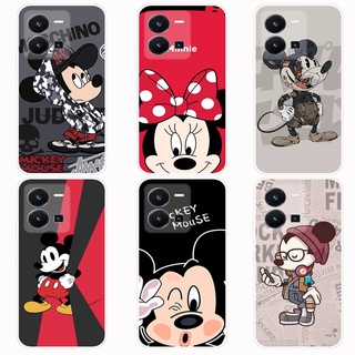 เคส วีโว่ VIVO Y35 Y16 4G Case การ์ตูน Mickey Minnie Soft TPU เคสซิลิโคน โทรศัพท์มือถือ เคส