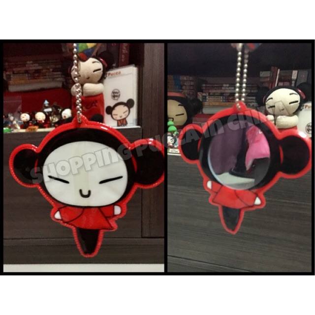 พวงกุญแจกระจกเล็ก Pucca ♥️