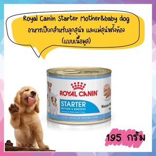 Royal Canin Starter Mother&amp;babydog อาหารเปียก สำหรับลูกสุนัข และแม่สุนัข แบบกระป๋อง ขนาด 195 กรัม