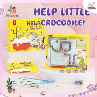 บอร์ดเกมส์ Pinwheel Help Little Cocodile ช่วยจรเข้ต่อท่อประปา สำหรับเด็ก ฝึกทักษะเสริมพัฒนาการครบด้าน