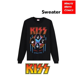 เสื้อ KISS SWEATER ลิขสิทธ์แท้ Size S/M/L/XL (MinutemirthComics)