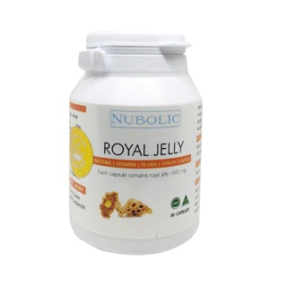 นมผึ้งนูโบลิก Nubolic Royal Jelly 6% แท้ 💯% ‼️รุ่นใหม่ ขนาด 40 เม็ด(พร้อมส่ง-มีเก็บปลายทางด้วยคะ)