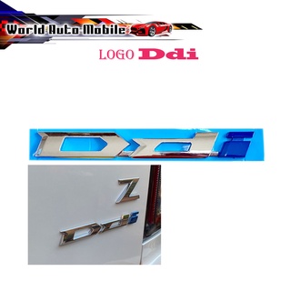 โลโก้ Ddi Logo Dd-I ติด isuzu D-max 2019 + ชุปโครเมี่ยม 1ชิ้น 2-4ประตู มีบริการเก็บเงินปลายทาง