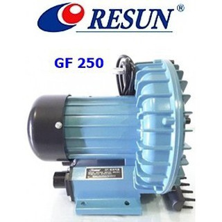 ปั๊มลมตู้ปลา ปั๊มลมบ่อปลา ทำออกซิเจนในน้ำ RESUN GF-120-180 -250 -370 ‼️แถมฟรีสายเติมอากาศ1ม.‼️ ปั๊มลมระบบใบพัดไฟฟ้า